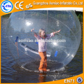 Transparente aufblasbare Wasser zu Fuß Ball / Spaziergang auf Wasser Ball für Kinder und Erwachsene / deutsche Reißverschlüsse Wasserbrunnen Glaskugel